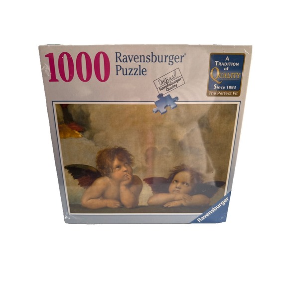 Ravensburger Other - Ravensburger 1000 Piece Jigsaw Puzzle‎ Raffaello Cherubs 27"x20" Sealed New